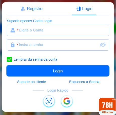 78h.com POR QUE SE INSCREVER NO 78h.com